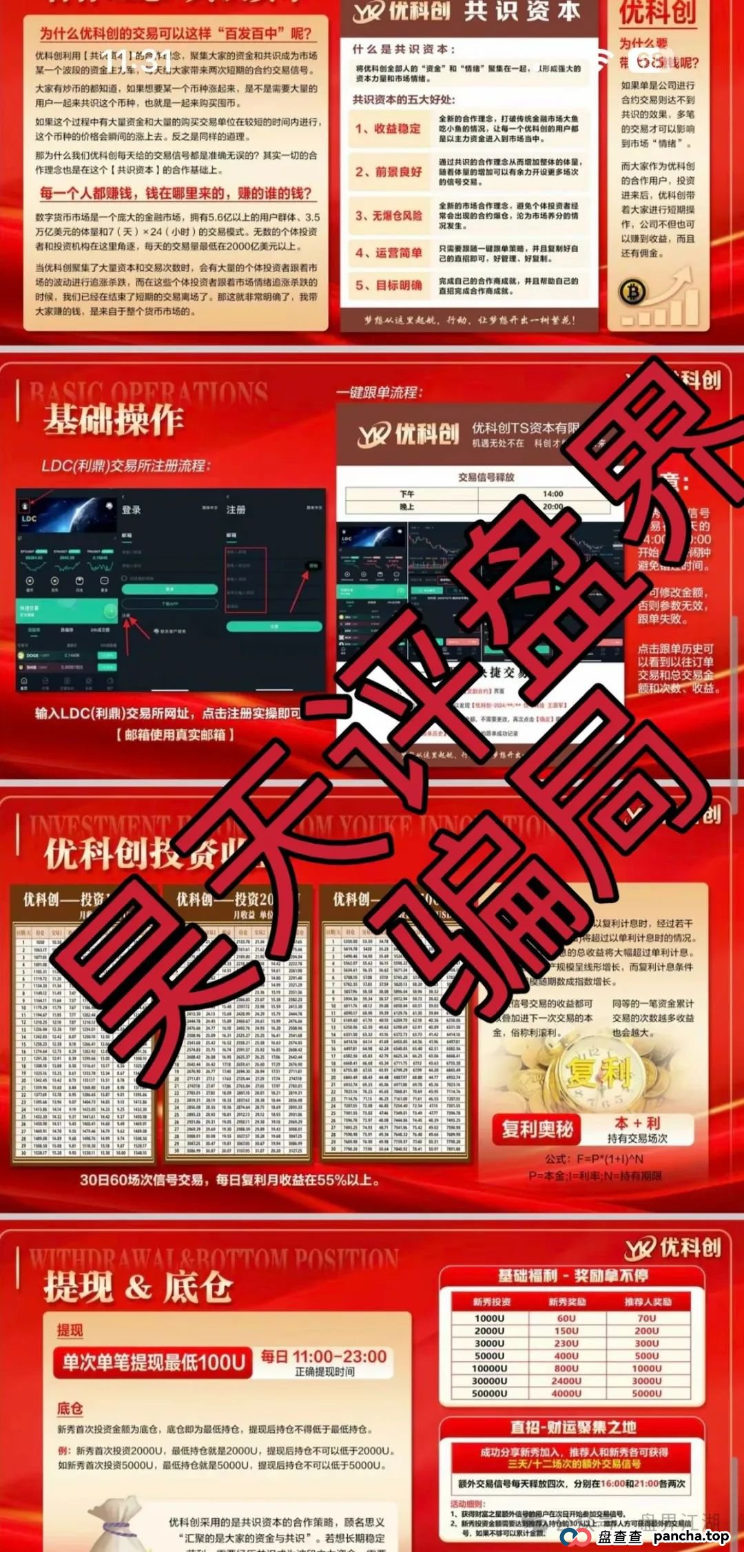 优科创资本有限公司所谓的LDC利鼎交易所合约类跟单就是个资金盘骗局,已经有会员被单割,昊天高度预警,即将崩盘跑路! 优科创资本有限公司所谓的LDC利鼎交易所合约类跟单就是个资金盘骗局,已经有会员被单割,昊天高度预警,即将崩盘跑路!