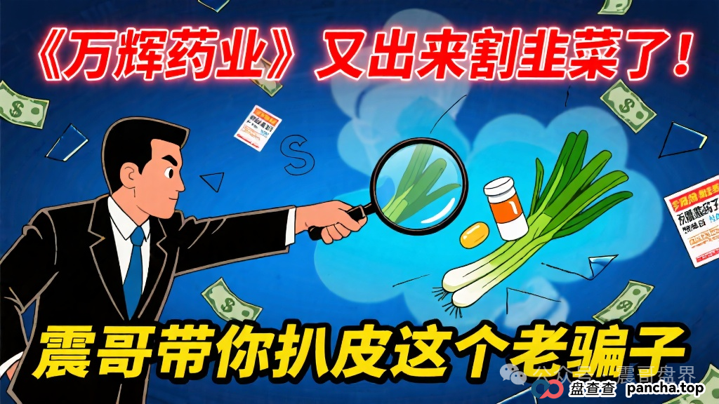 万辉药业投资可靠吗?《万辉药业》又出来割韭菜了！震哥带你扒皮这个老骗子