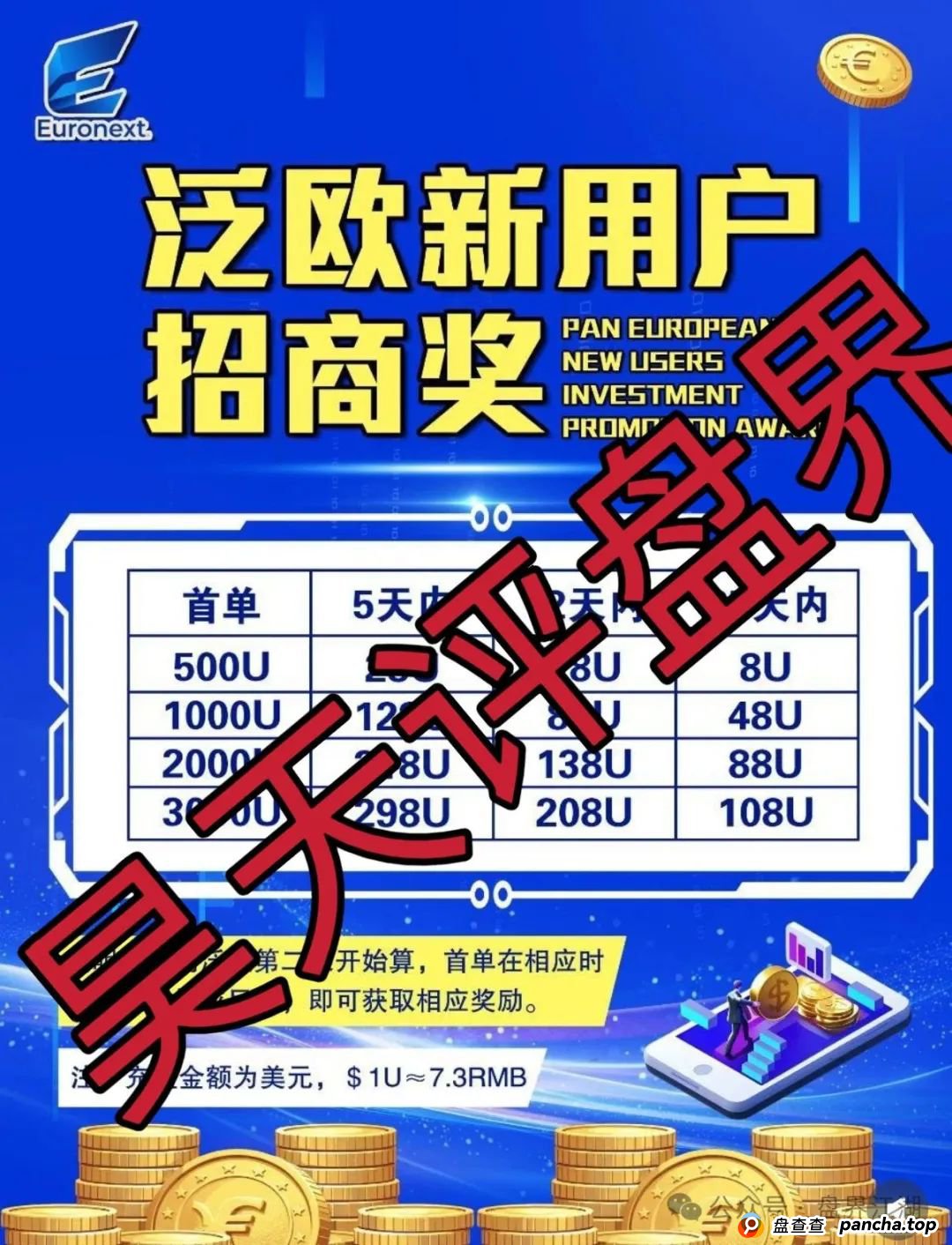 euronext(泛欧交易所)跟单资金盘骗局,高度预警,即将崩盘跑路!