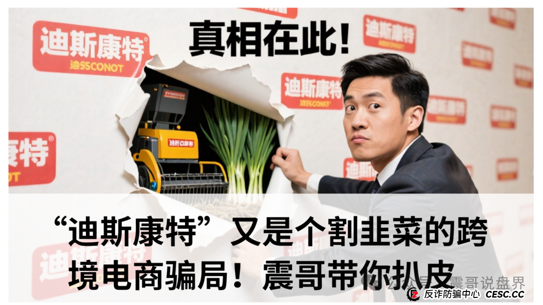 “迪斯康特”又是个割韭菜的跨境电商骗局！震哥带你扒皮