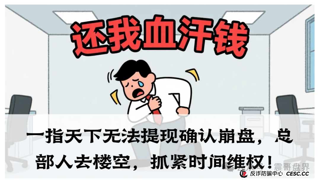 一指天下无法提现确认崩盘，总部人去楼空，抓紧时间维权！