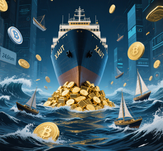 华尔街60%持仓背后的秘密：XAUT巨鲸控盘下散户如何分羹？