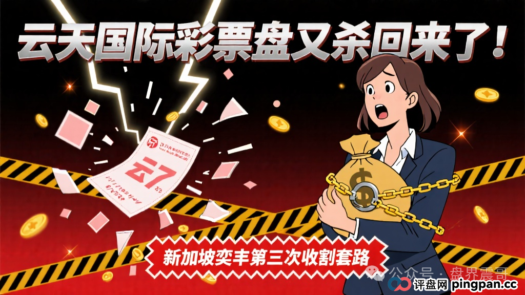 云天国际彩票盘又杀回来了！新加坡奕丰第三次收割套路