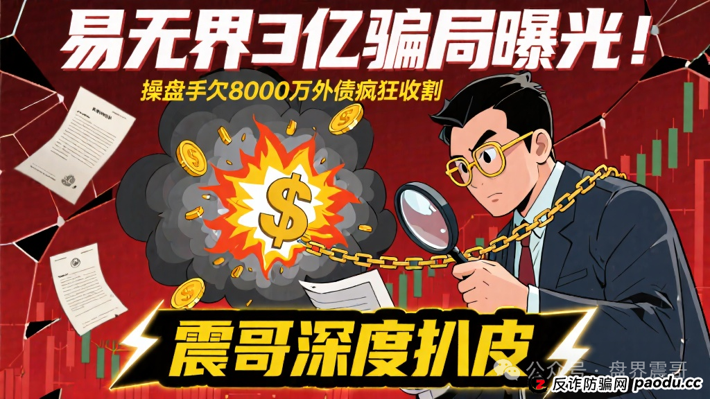 易无界3亿骗局曝光!操盘手欠8000万外债疯狂收割,震哥深度扒皮 易无界3亿骗局曝光!操盘手欠8000万外债疯狂收割,震哥深度扒皮