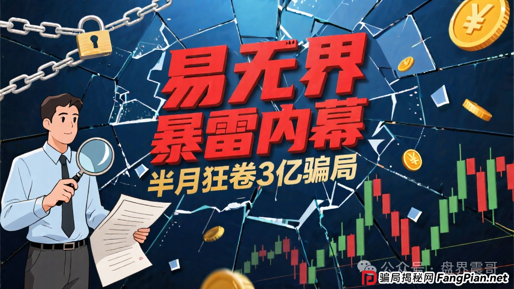 易无界暴雷内幕:震哥带你扒皮这个半月狂卷3亿的骗局 易无界暴雷内幕:震哥带你扒皮这个半月狂卷3亿的骗局