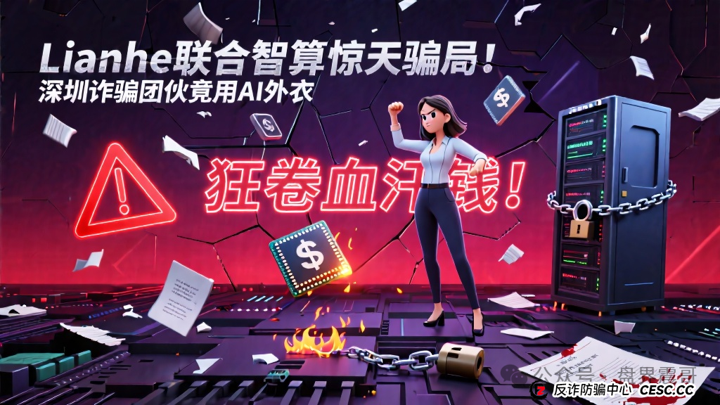 Lianhe联合智算惊天骗局！深圳诈骗团伙竟用AI外衣狂卷血汗钱！