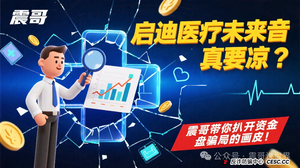 启迪医疗未来音（康启源）真要凉？震哥带你扒开资金盘骗局的画皮！