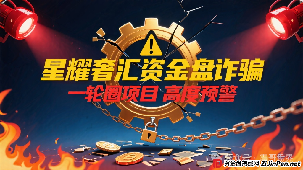 星耀奢汇资金盘诈骗,一轮圈的项目,高度预警