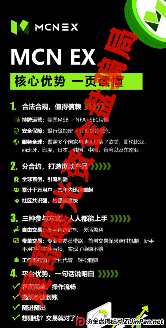 MCN EX资金盘骗局又出来骗人了，原MCN Global的重启盘