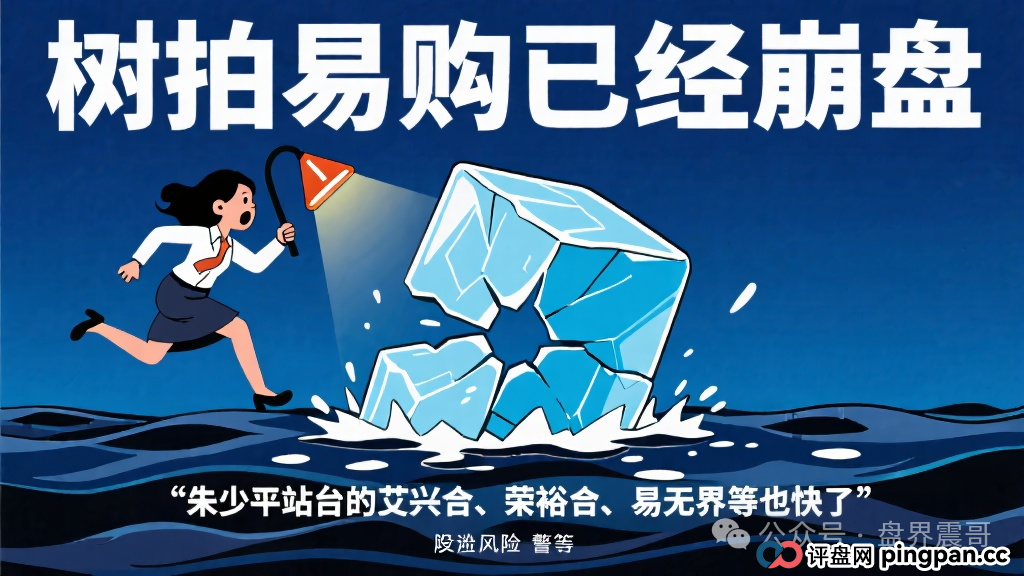 树P易购已经崩盘，朱少平站台的艾兴合、荣裕合、易无界等也快了