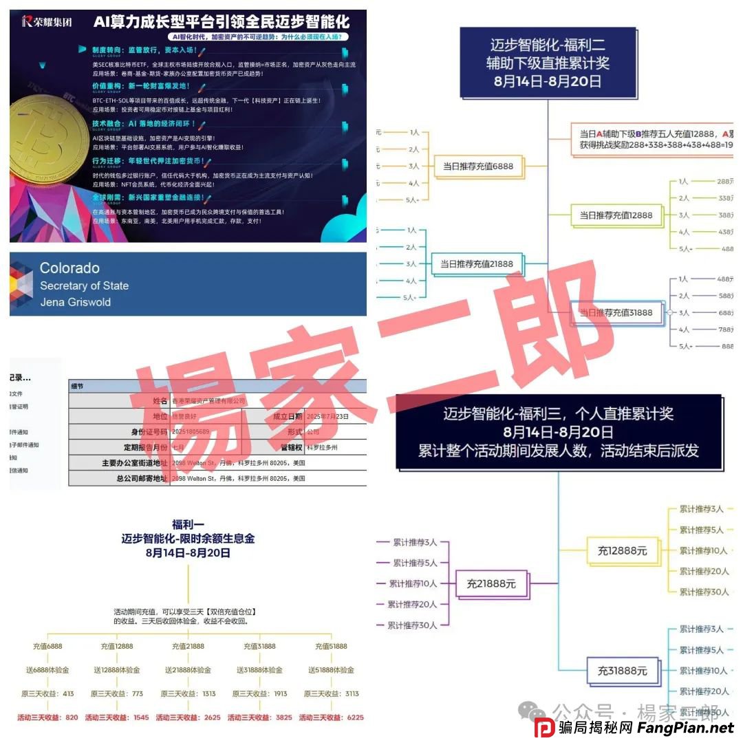 高度风险预警:“荣耀集团嘉悦国际”跟单类资金盘骗局，正在疯狂收割！