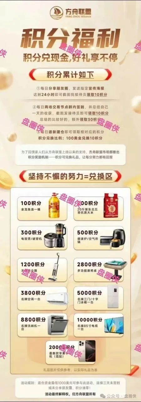 盘讯：最新资金盘项目曝光，国清汇，百域量化，方舟联盟，海洋牧场随时可能卷钱跑路