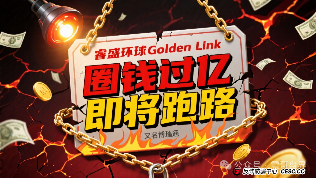 睿盛环球Golden Link(也叫博瑞通)圈钱过亿,即将跑路 睿盛环球Golden Link(也叫博瑞通)圈钱过亿,即将跑路
