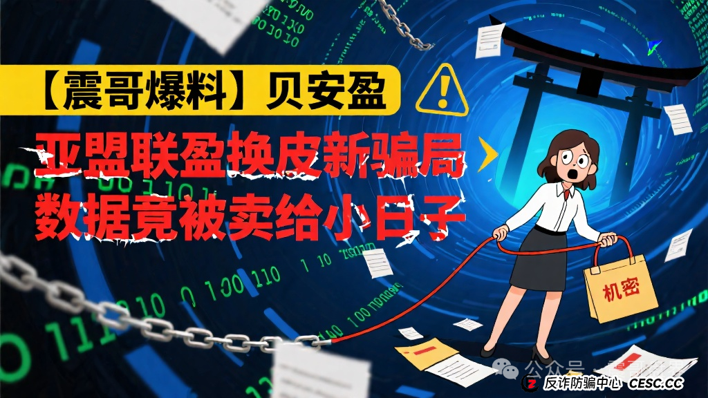 【震哥爆料】贝安盈:亚盟联盈换皮新骗局,数据竟被卖给小日子 【震哥爆料】贝安盈:亚盟联盈换皮新骗局,数据竟被卖给小日子