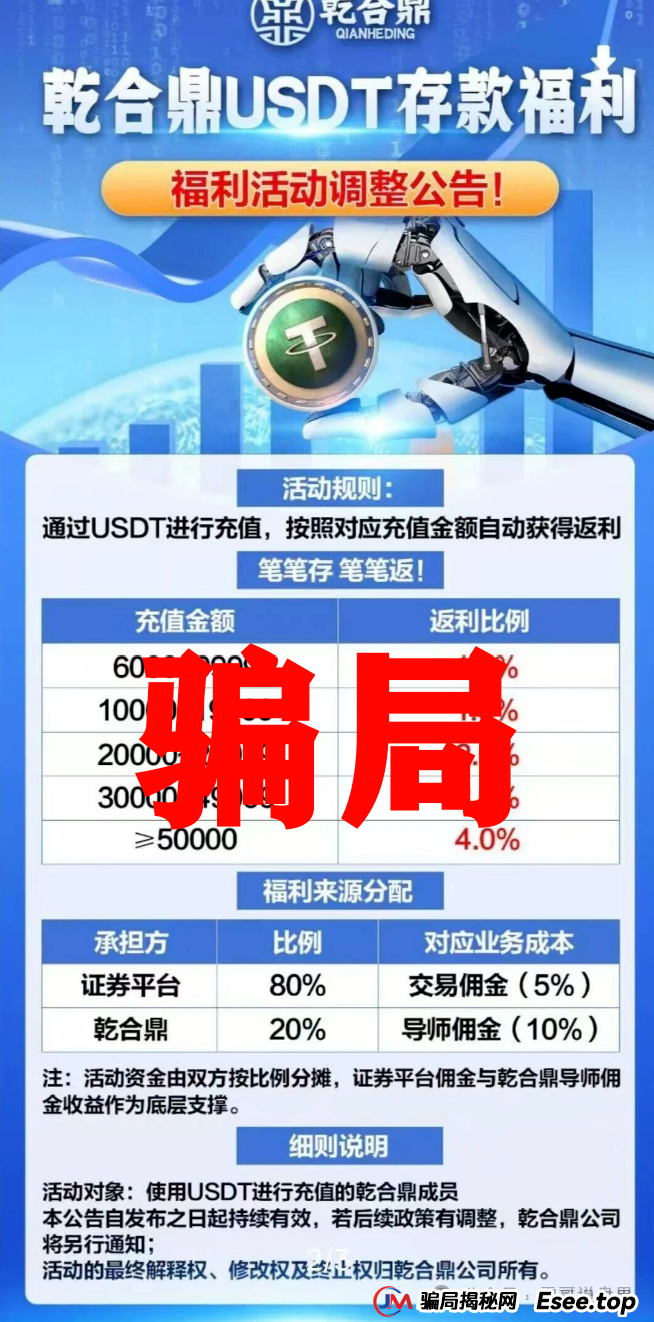 乾合鼎（兴红资管）跑路预警！大量单割无法提现