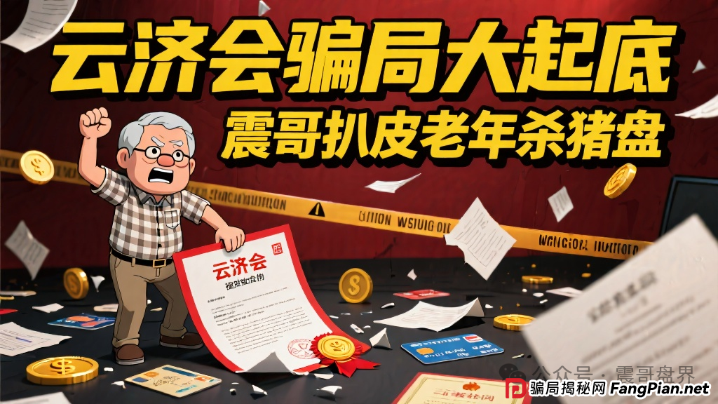 【云济会骗局大起底】震哥带你扒皮这个专坑中老年的杀猪盘
