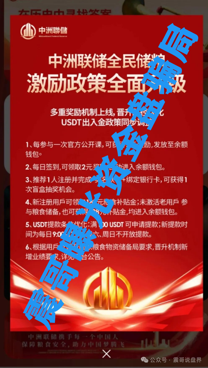 中洲联储资金盘内幕:表面搞什么农产品投资,实际就是个披着羊皮的狼 中洲联储资金盘内幕:表面搞什么农产品投资,实际就是个披着羊皮的狼