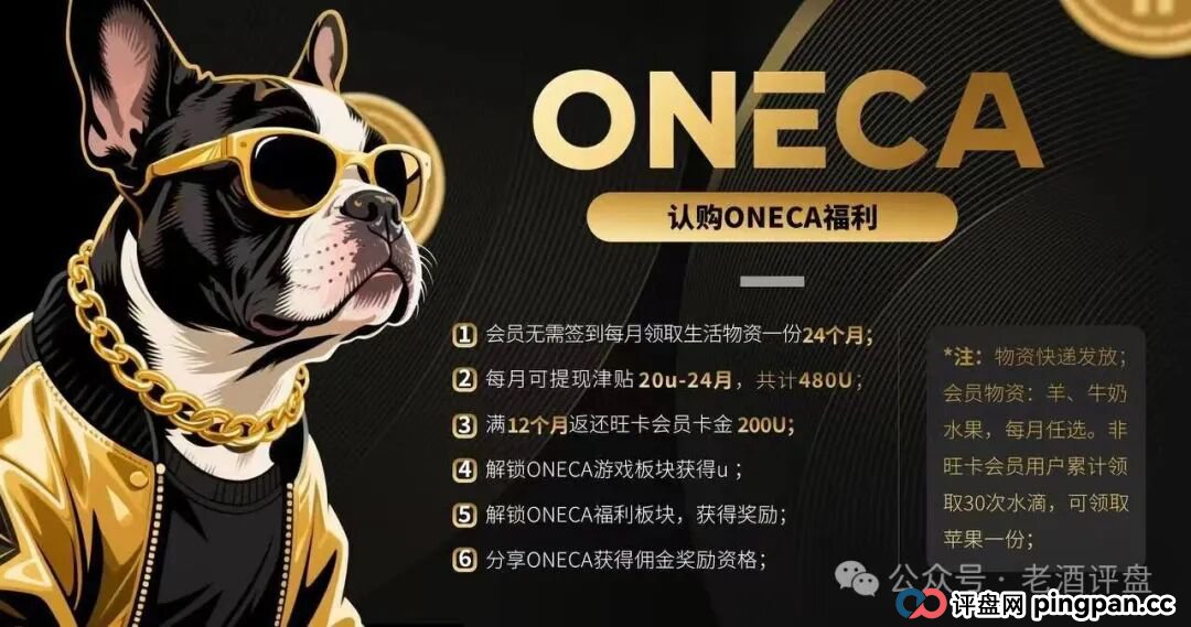 “旺卡Oneca”分红资金盘骗局，背景资料统统造假，典型的三无虚假项目！
