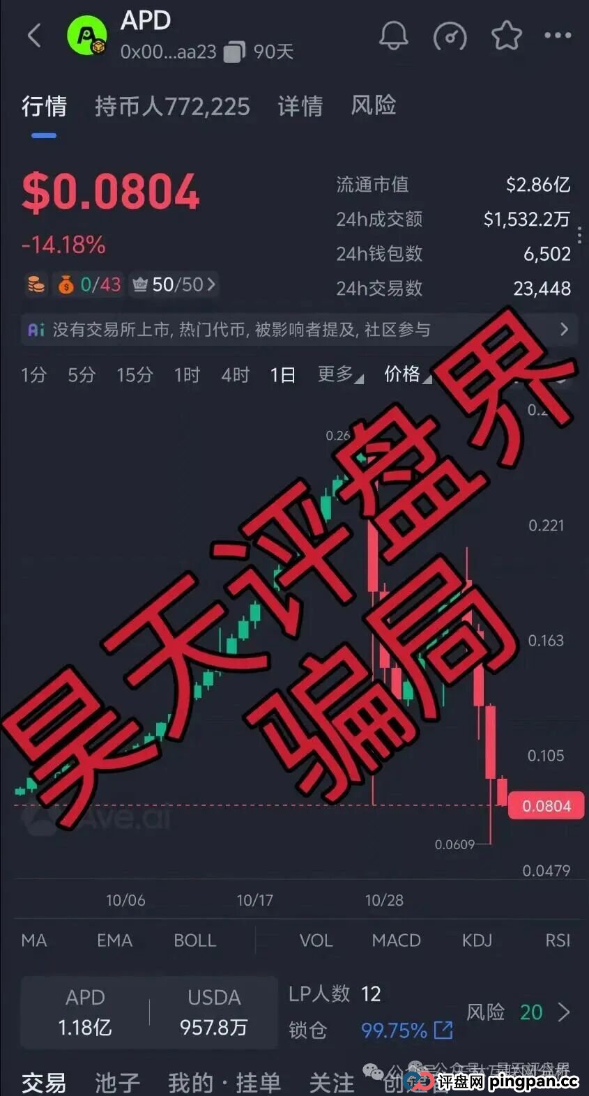 11月8日曝光:最新资金盘项目骗局，《腾晖数据，APDAO（AP优卡），HuntReels，东盟云商》随时可能卷钱跑路！