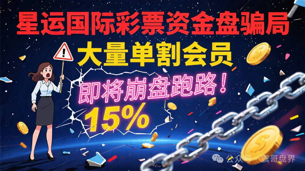 星运国际彩票资金盘骗局，大量单割会员，即将崩盘跑路