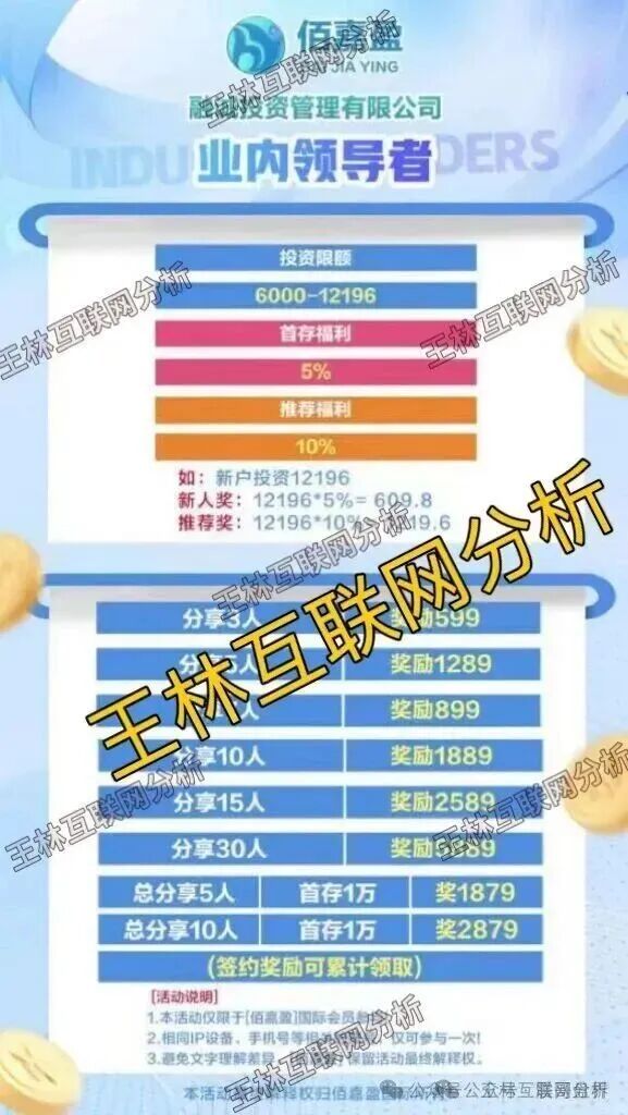 曝光：维盛社区，方舟联盟，佰嘉盈融诚投资这三个资金盘骗局即将崩盘跑路，高度预警