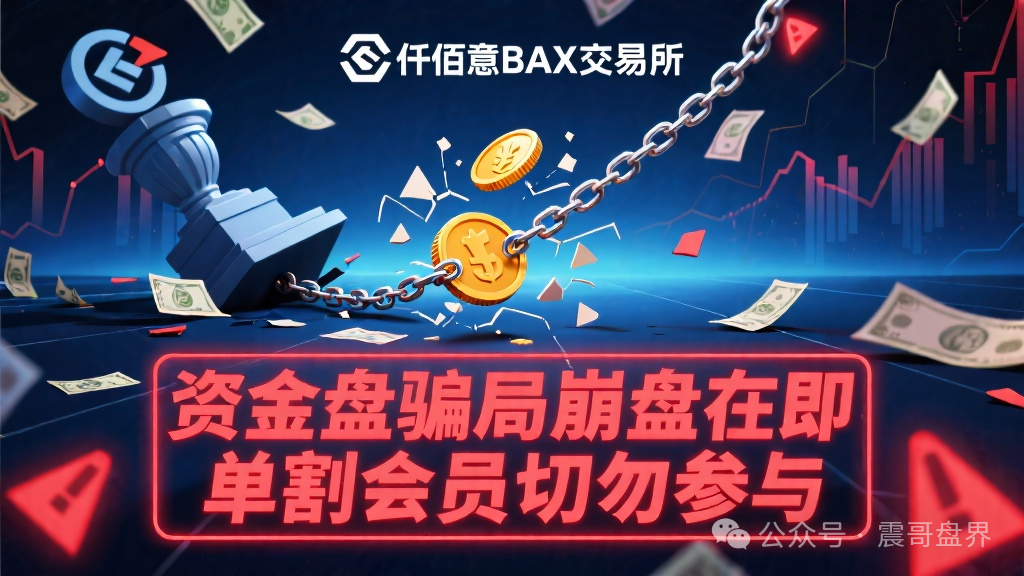 仟佰意BAX交易所是资金盘骗局，单割会员，崩盘在即