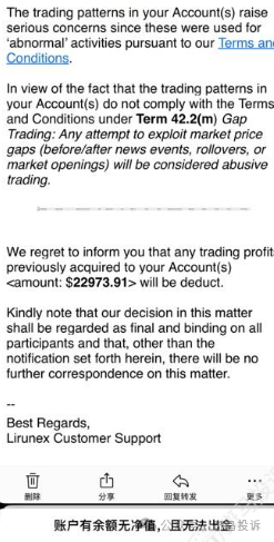 盈利22973美元被扣光？用户投诉这家平台“利惠集团”以“跳空”理由不给出金！