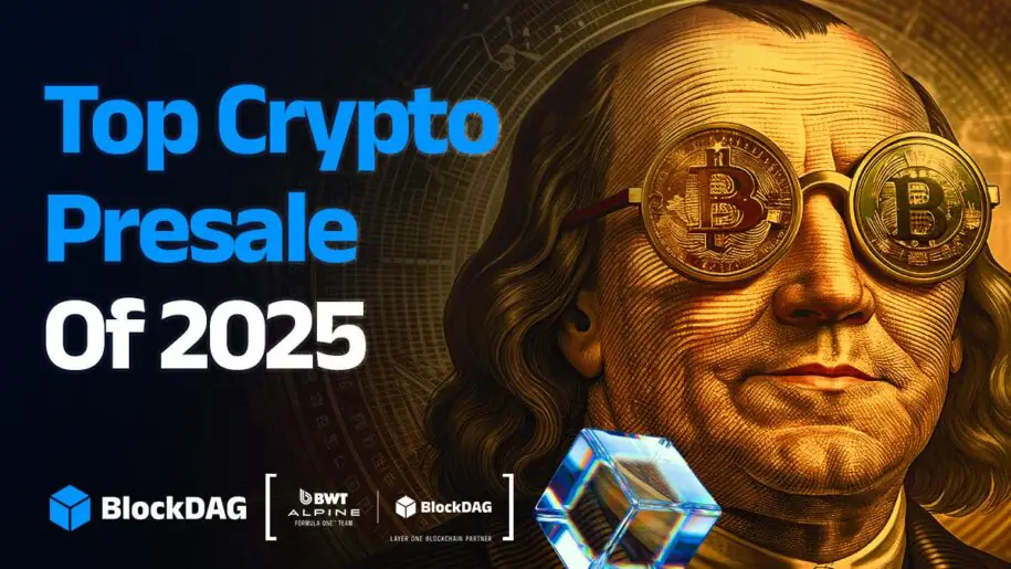 2025年最受瞩目的四大预售加密货币：BlockDAG以4.35亿美元融资领跑，并跻身一级交易所上市热潮(2)