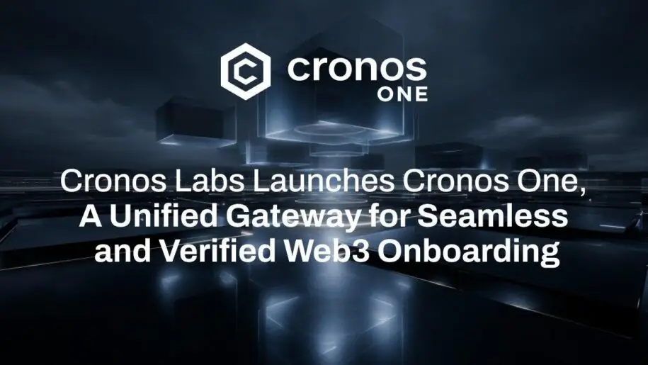 Cronos Labs推出Cronos One，一个用于无缝且经过验证的Web3入驻的统一网关(2)