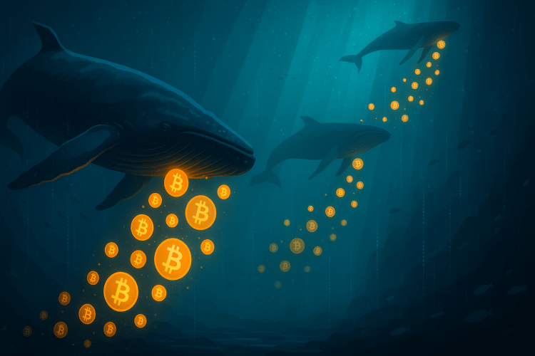 比特币价格回落至 111,000 美元以下，主要持有者抛售 17,500 BTC(1)