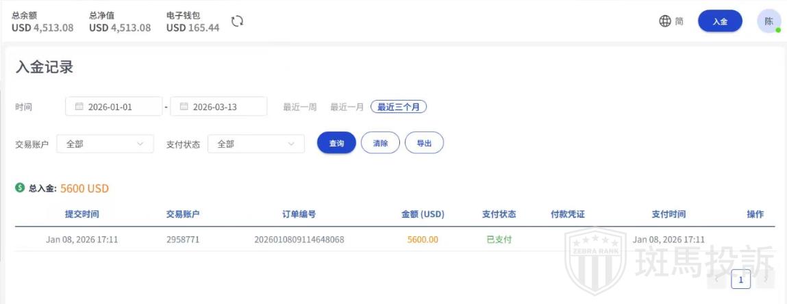 入金容易出金难?用户投诉这家平台:出金竟要提供手机录制银行流水!(1) 入金容易出金难?用户投诉这家平台:出金竟要提供手机录制银行流水!(1)