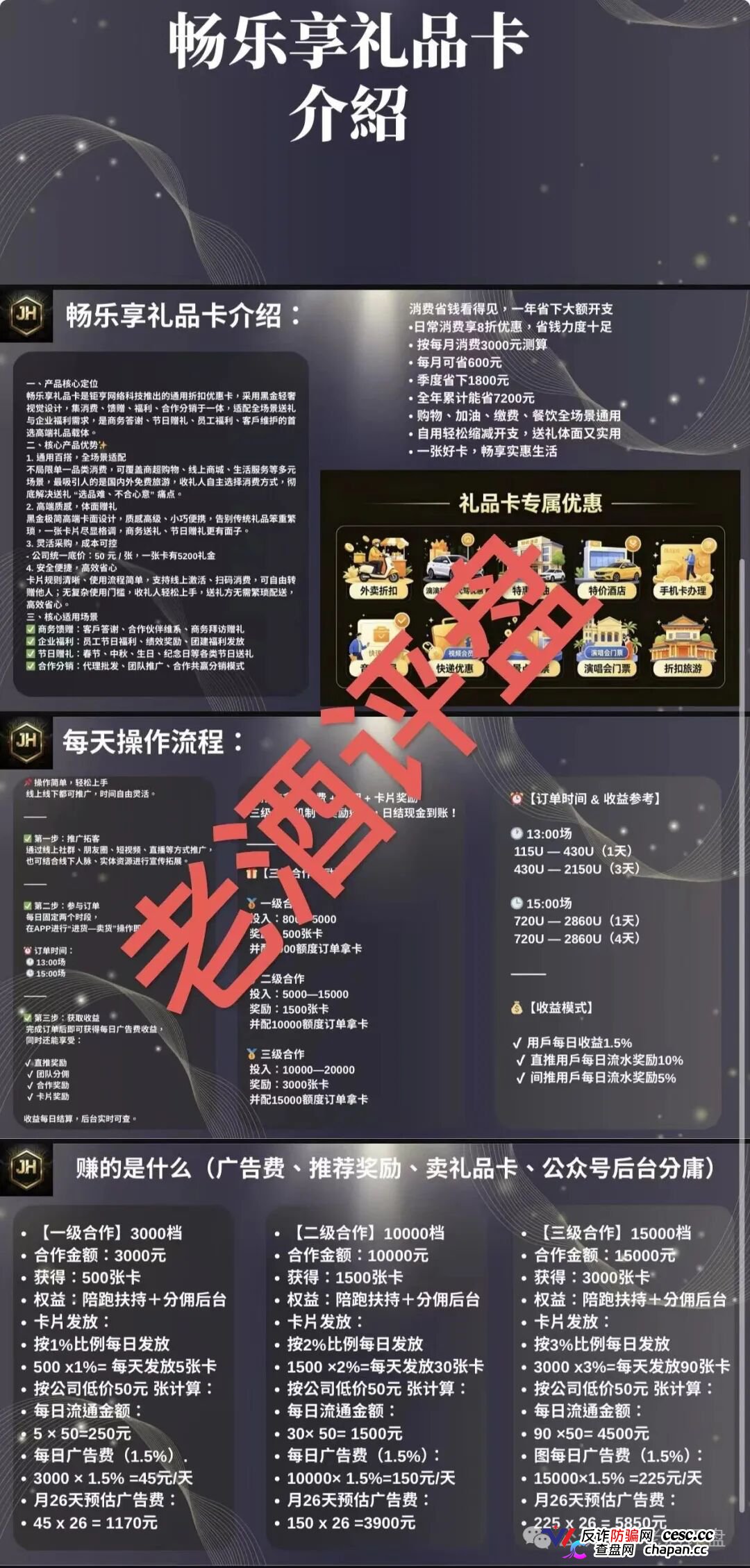 “钜亨商贸”崩盘预警：日息1.5%的礼品卡商贸庞氏骗局，套路还没跑完就跑不出来了(2)