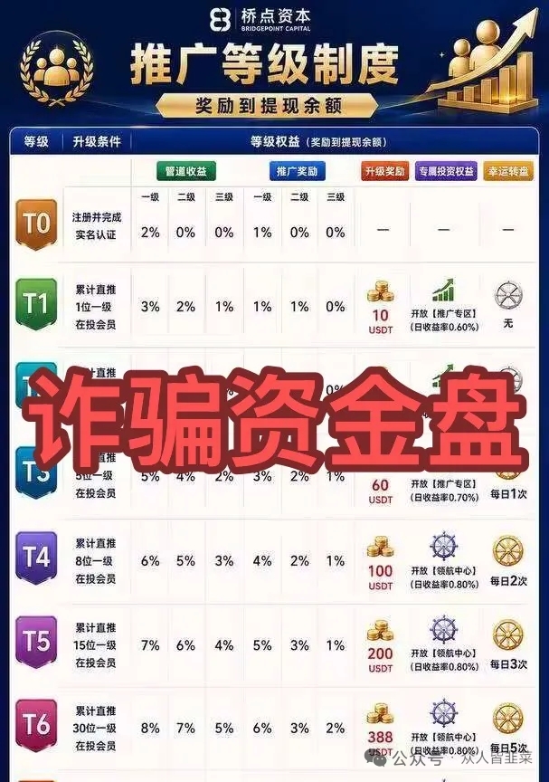 桥点资本：虚拟币投资是幌子，多重等级拉人头，资金盘崩盘在即(3)