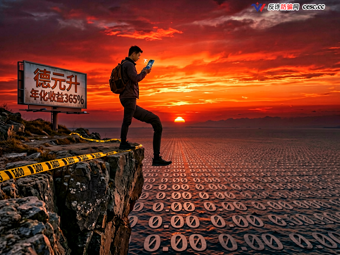 德元升从上线到跑路，一个完整的收割周期，血汗钱打水漂