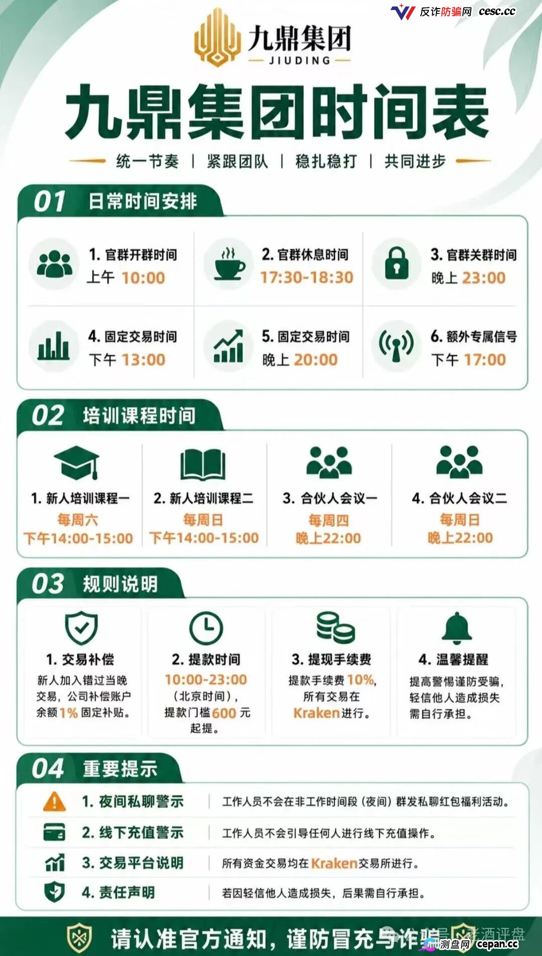 紧急预警|“九鼎集团”仿冒Kraken交易所:日化1.2%-2.0%,七层收益渠道,操盘手陈安是假的(2) 紧急预警|“九鼎集团”仿冒Kraken交易所:日化1.2%-2.0%,七层收益渠道,操盘手陈安是假的(2)