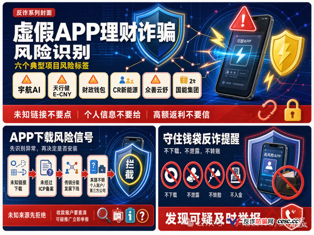 反诈预警:这6个高危涉诈 APP!蹭算力、数字人民币热点,全是传销诈骗陷阱!(8) 反诈预警:这6个高危涉诈 APP!蹭算力、数字人民币热点,全是传销诈骗陷阱!(8)
