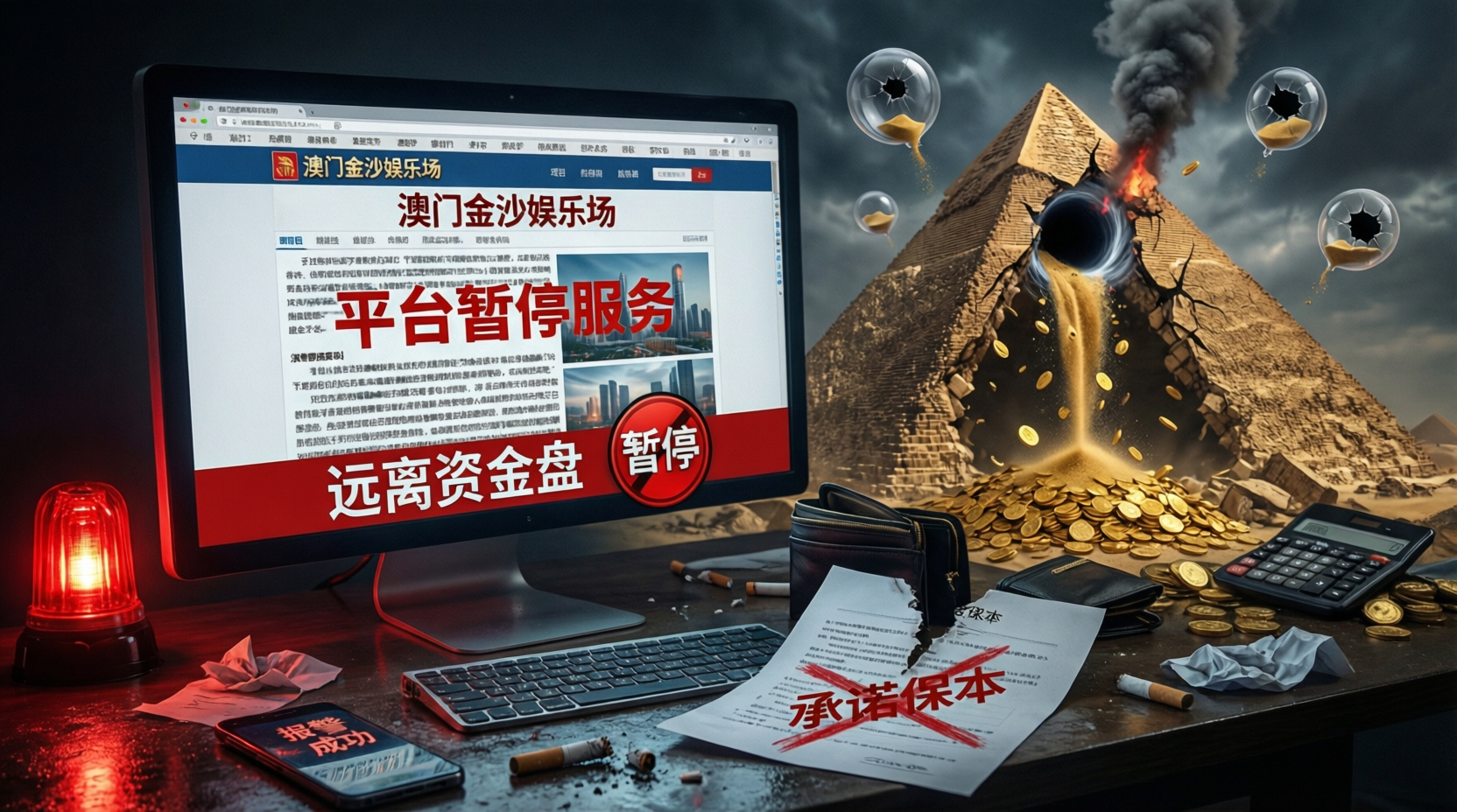 澳门金沙娱乐场：庞氏骗局，高危预警(1)