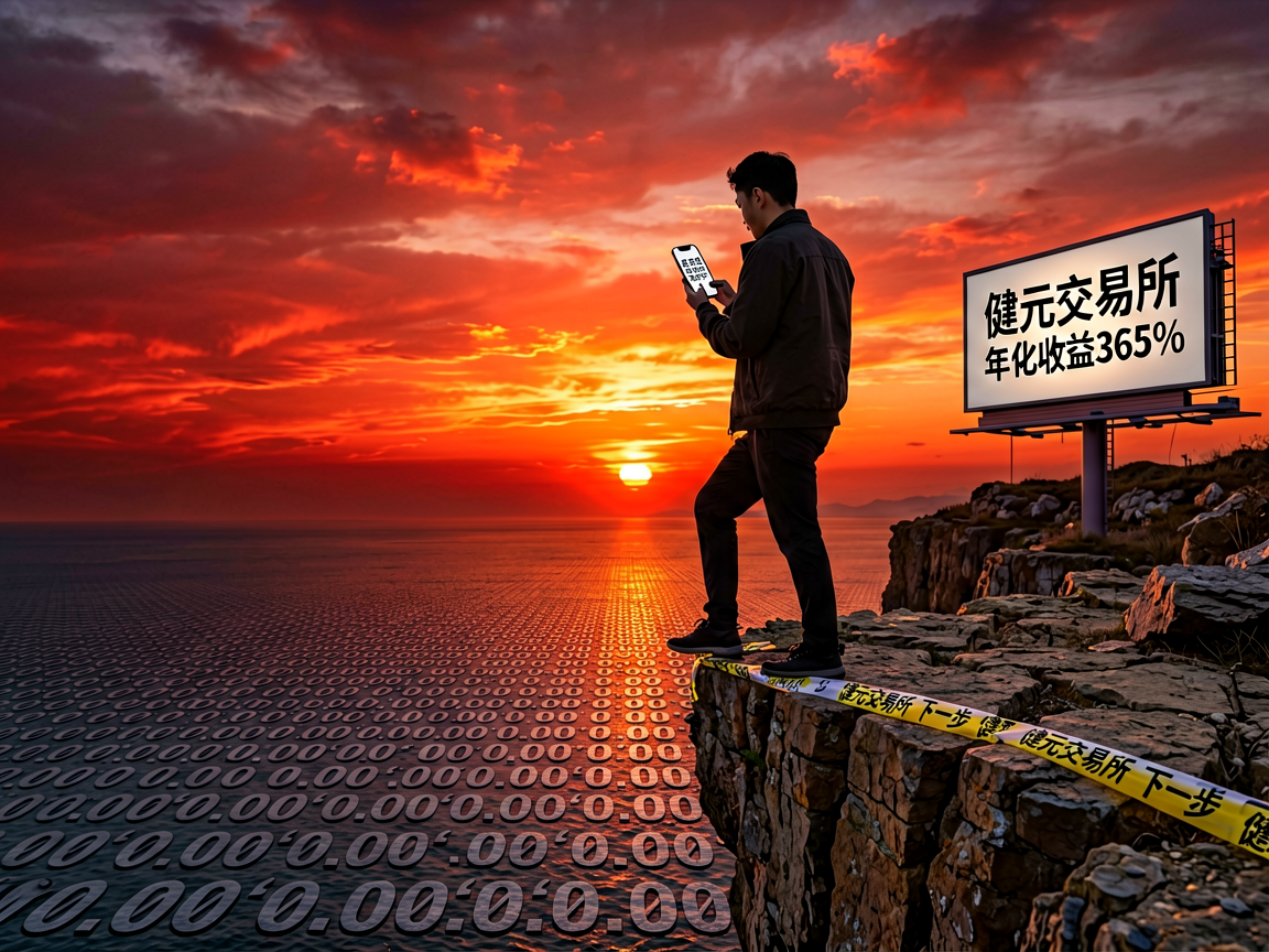 健元交易所：云数贸骗局换皮，以＂旧资产回本＂为饵二次收割(1)