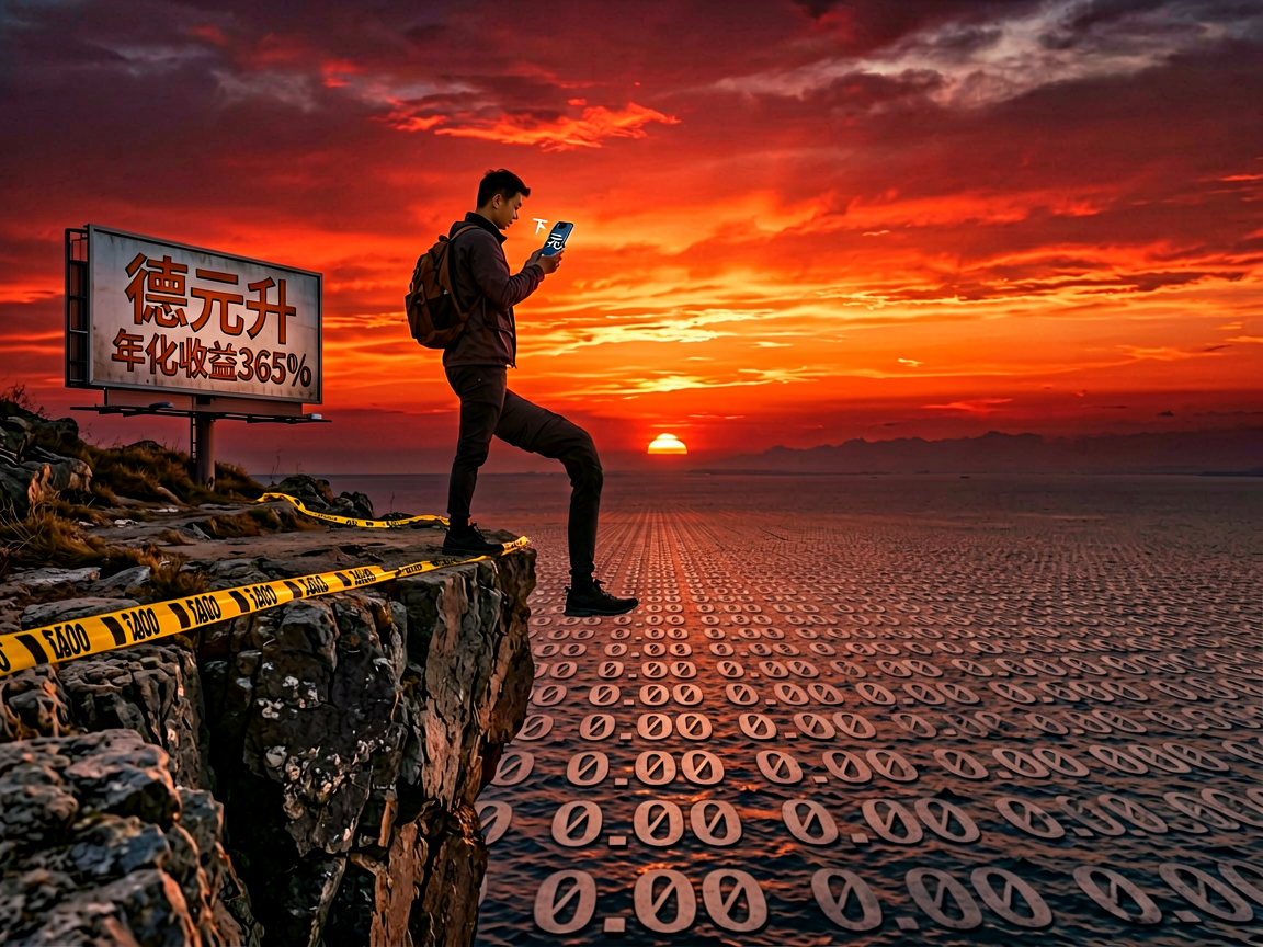 德元升从上线到跑路，一个完整的收割周期，血汗钱打水漂(1)